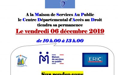 Consultations juridiques gratuites pour tous 06/12/19
