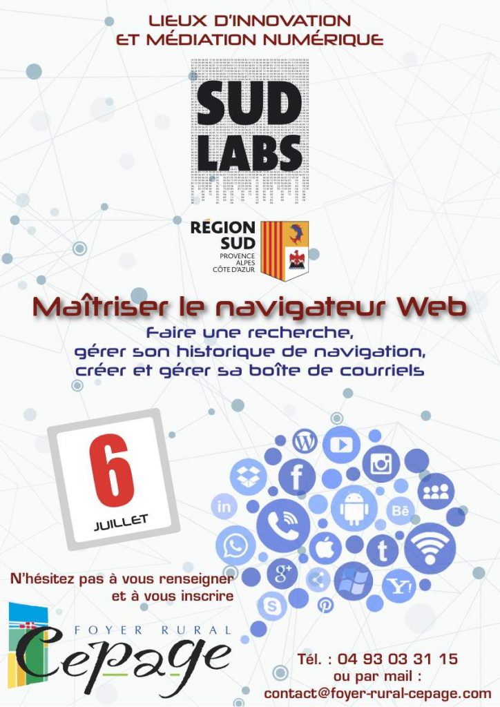 6 juillet : maîtriser le navigateur web