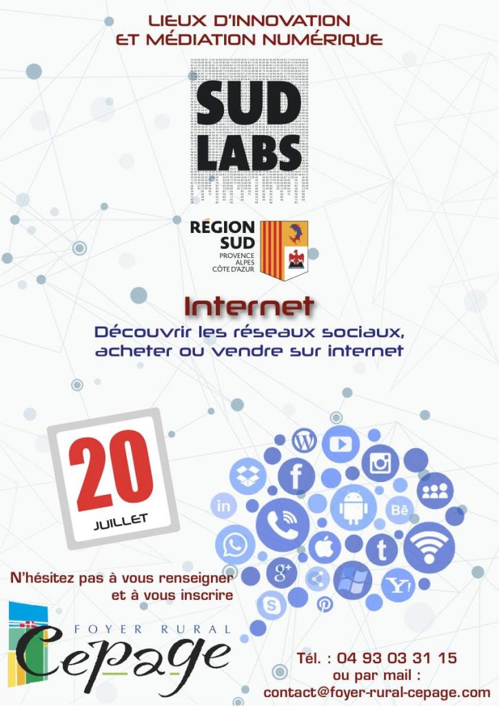 20 juillet, internet : les réseaux sociaux, acheter ou vendre sur le web