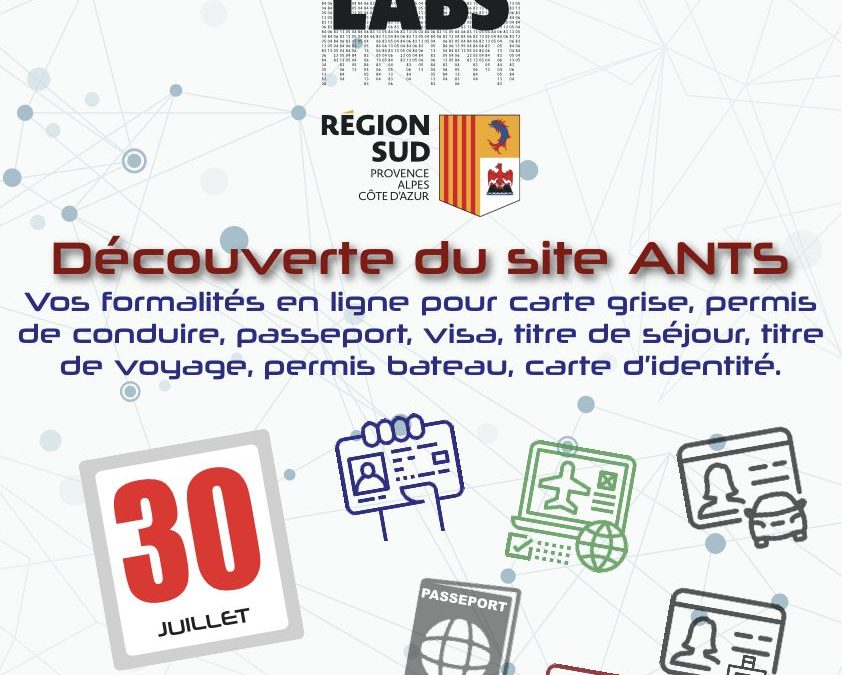 30 juillet : découverte du site ANTS