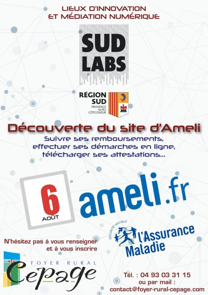 6 août : découverte du site ameli.fr