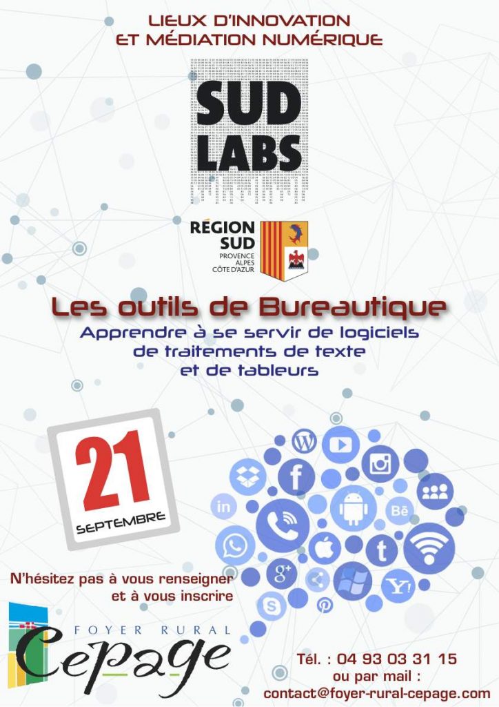 21 septembre : les outils de bureautique