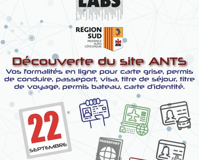 22 septembre : découverte du site ANTS