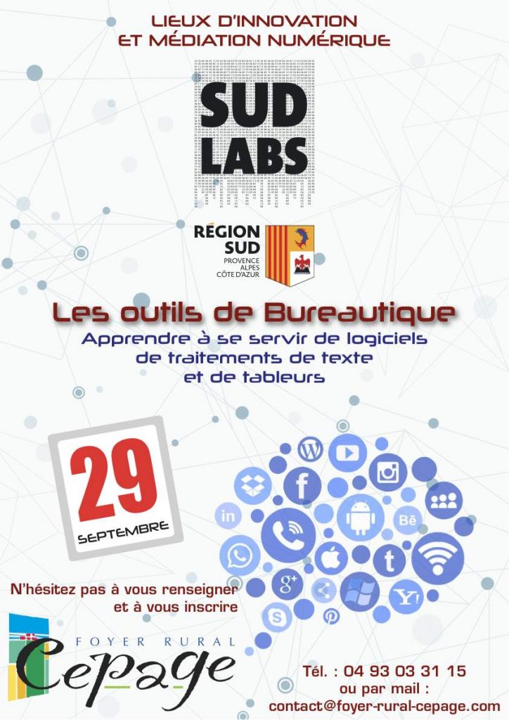 29 septembre : les outils de bureautique