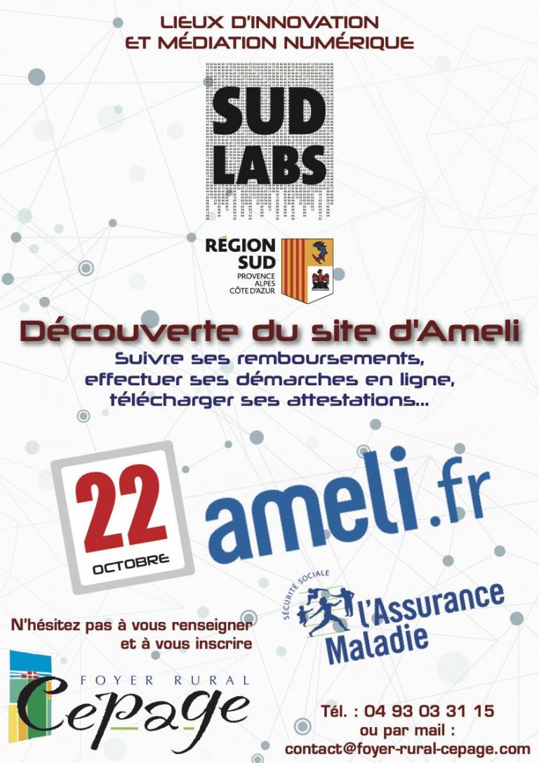 22 octobre : découverte du site ameli.fr