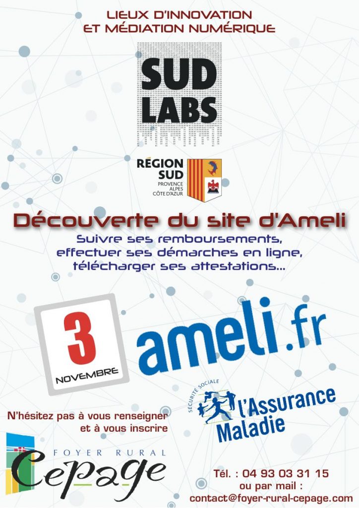 3 novembre : découverte du site ameli.fr