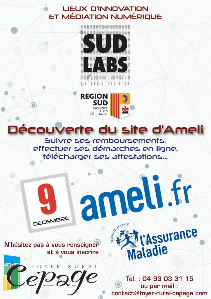 9 décembre : découverte du site ameli.fr