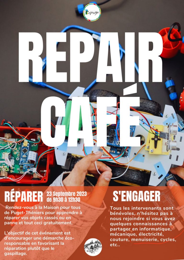 Repair Café 23 Septembre 2023