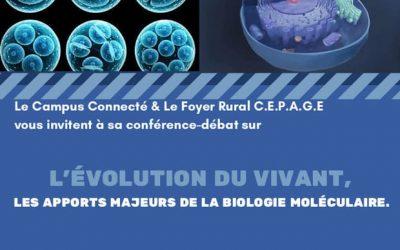 Conférence – L’évolution du vivant 14 février à 18h
