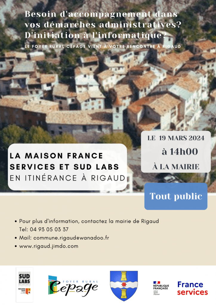 👋  Le Foyer Rural CEPAGE à Rigaud