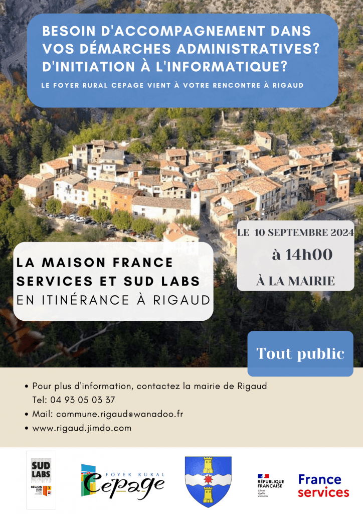 👋  Le Foyer Rural CEPAGE à Rigaud