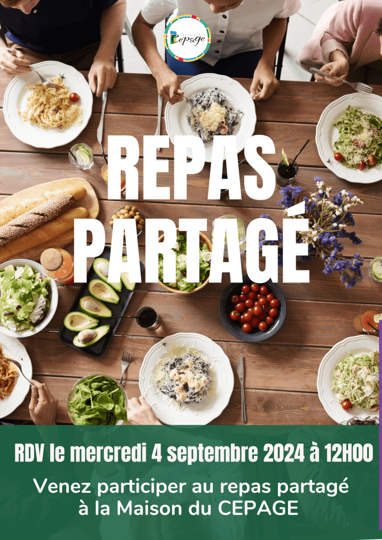 Repas partagé – Mercredi 4 septembre