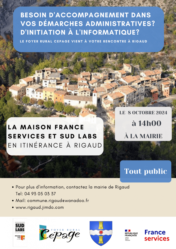 Le Foyer Rural CEPAGE à Rigaud le 8 octobre