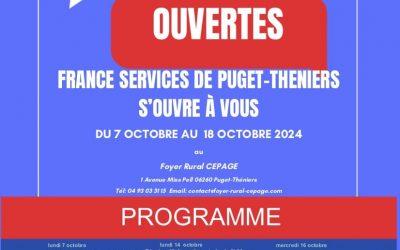 Les Journées Portes Ouvertes de France Services de Puget-Théniers
