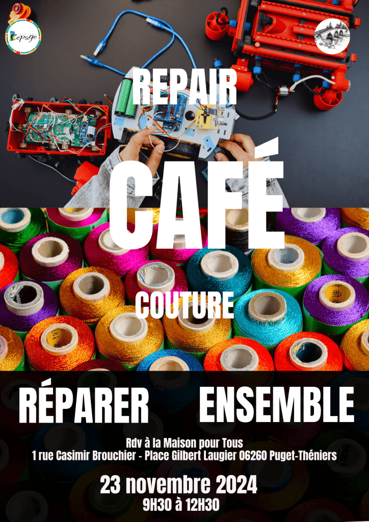 Repair Café – Donnez une seconde vie à vos objets le 13 novembre