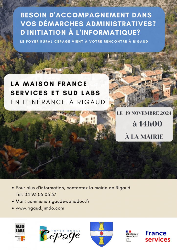 Le Foyer Rural CEPAGE à Rigaud le 19 novembre