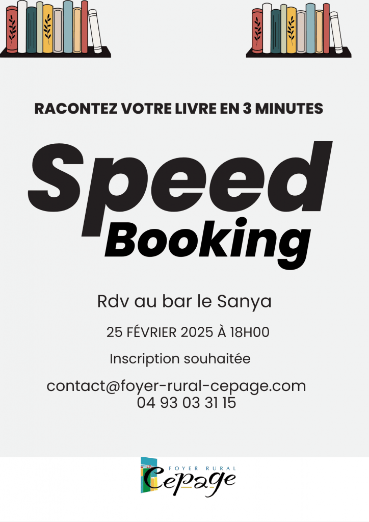 Speed-Booking au bar le Sanya le 25 février