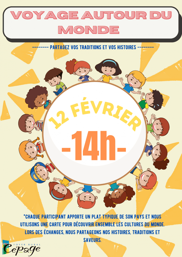 Voyage autour du monde le 12 février