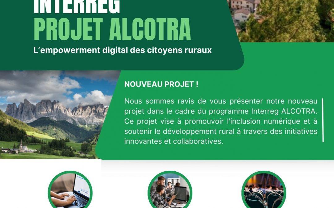 Nouveau projet : Interreg ALCOTRA