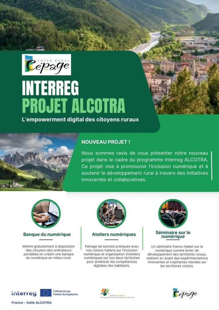 Nouveau projet : Interreg ALCOTRA