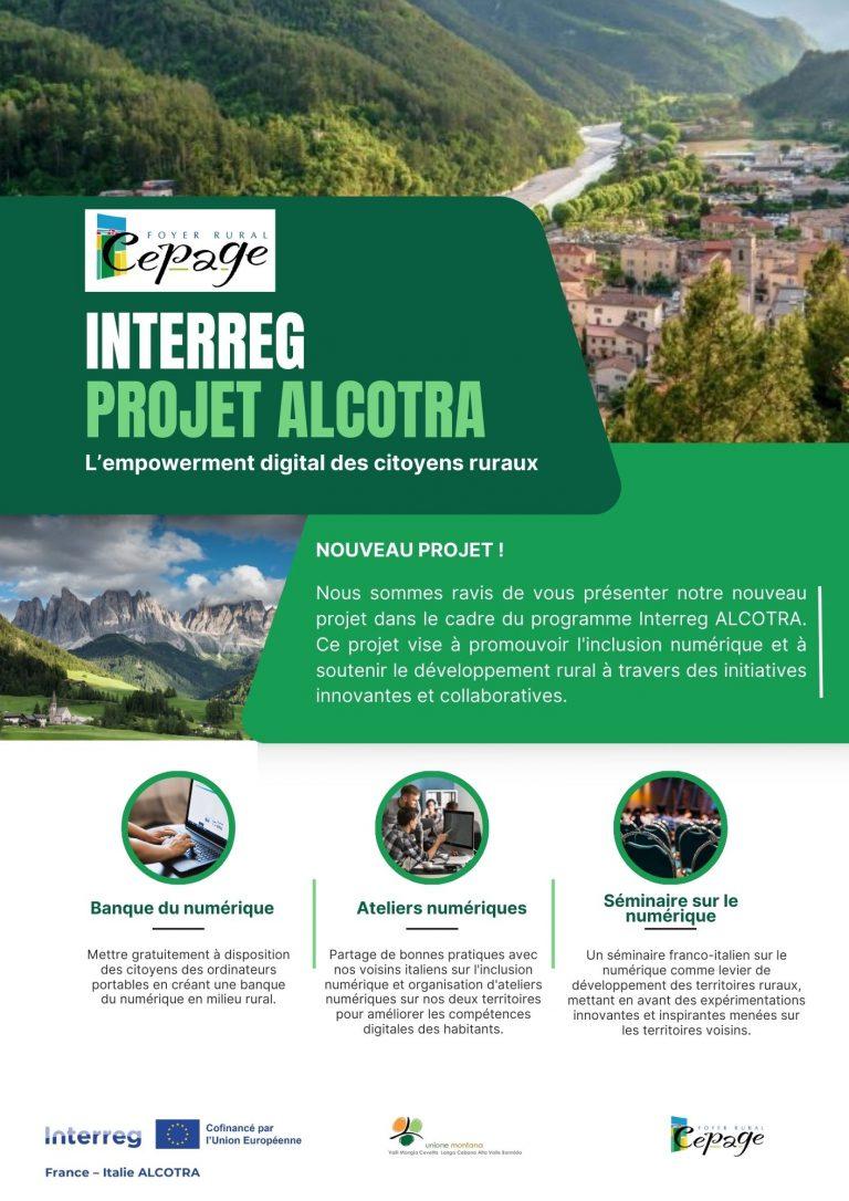 Nouveau projet : Interreg ALCOTRA