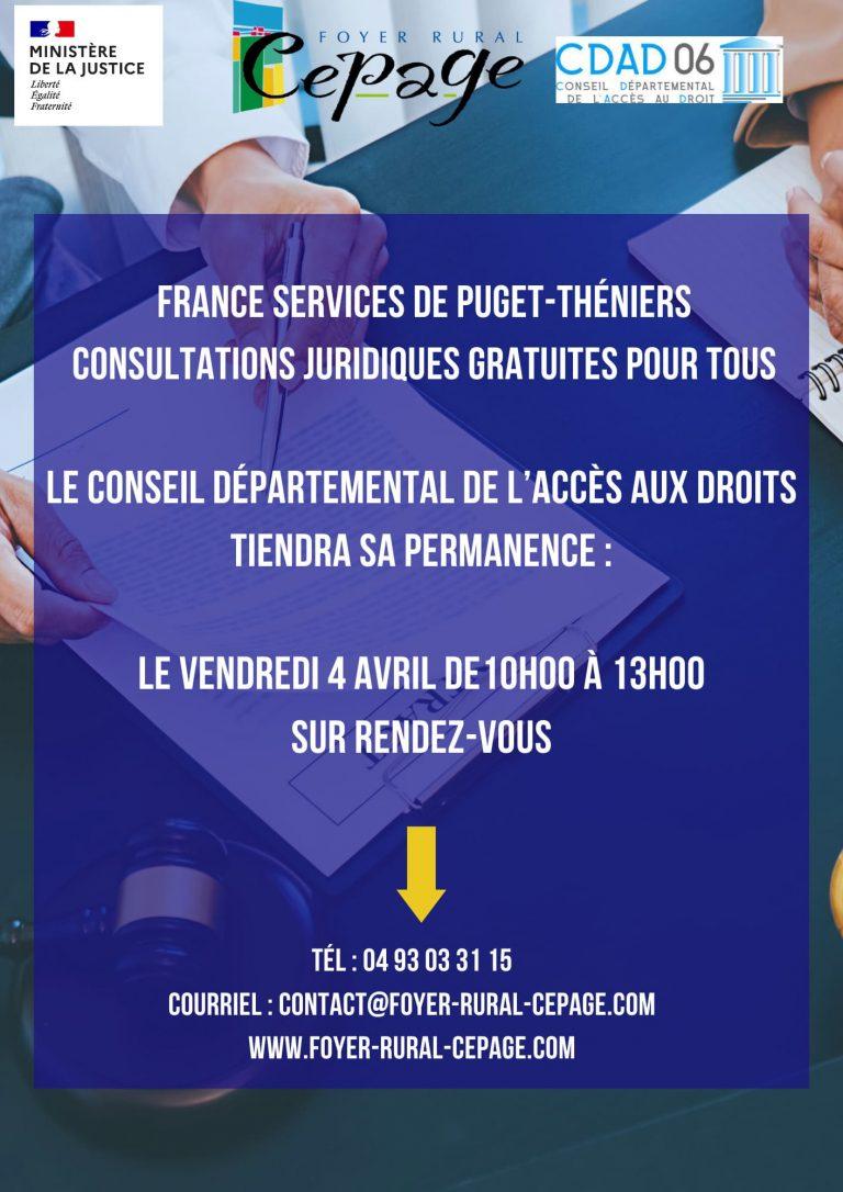 Permanence accès au droit 4 avril