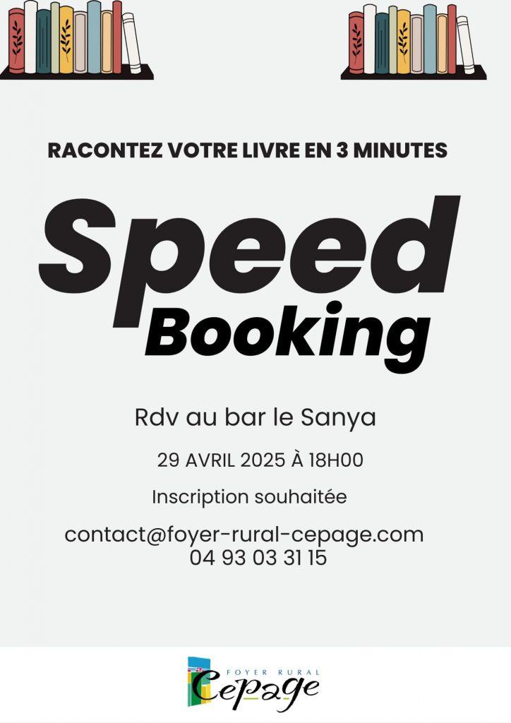 Speed-Booking au bar le Sanya le 29 avril
