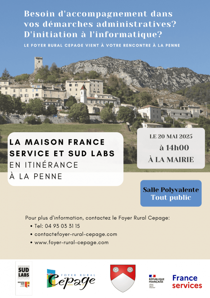 Le Foyer Rural CEPAGE à la Penne le 20 mai