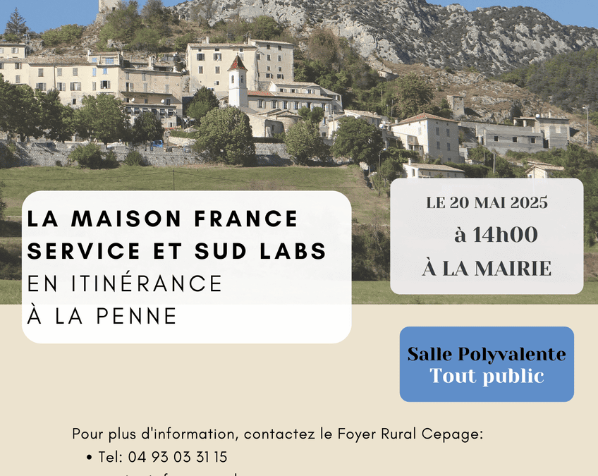Le Foyer Rural CEPAGE à la Penne le 20 mai