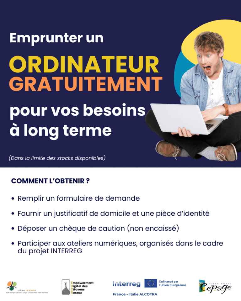 Emprunter un PC gratuitement
