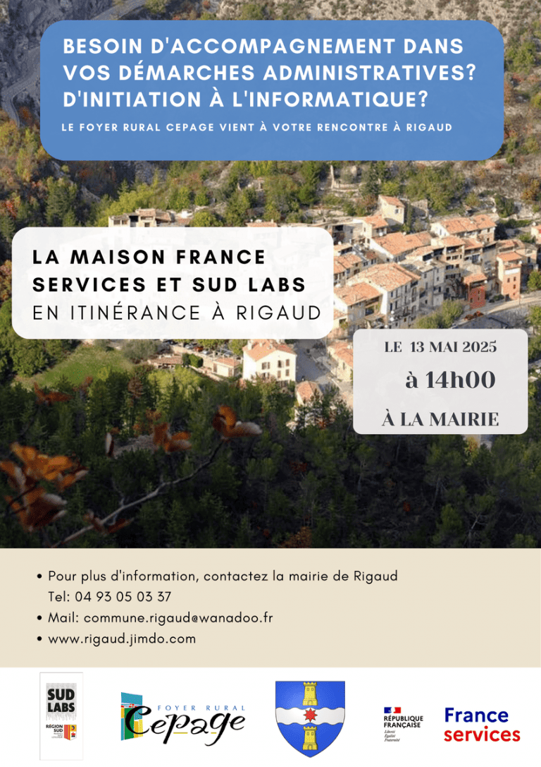 Le Foyer Rural CEPAGE à Rigaud le 13 mai