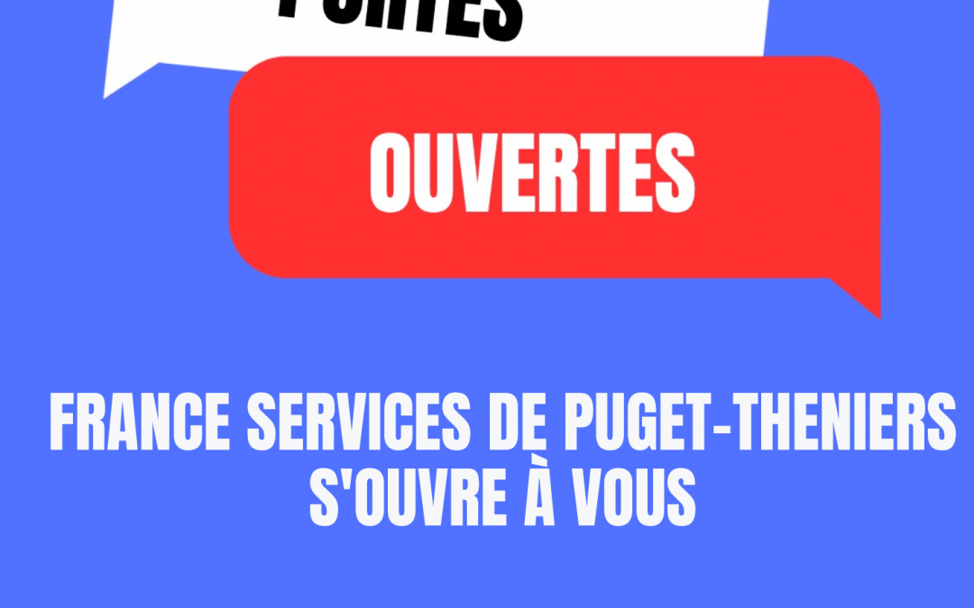 Journée portes ouvertes Maison France Services du 13 au 17 octobre
