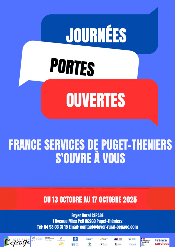 Journée portes ouvertes Maison France Services du 13 au 17 octobre