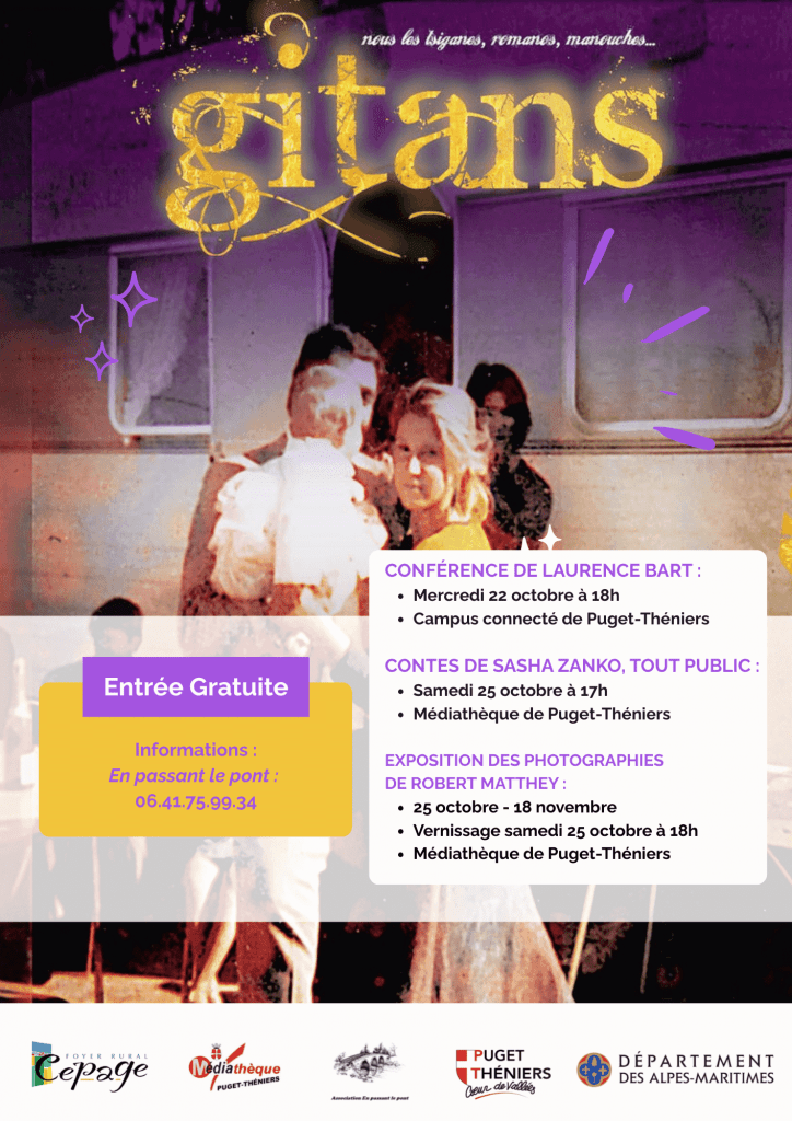 Exposition & Rencontres autour des cultures gitanes à Puget-Théniers
