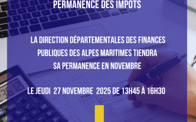 Permanence des impôts le 27 novembre