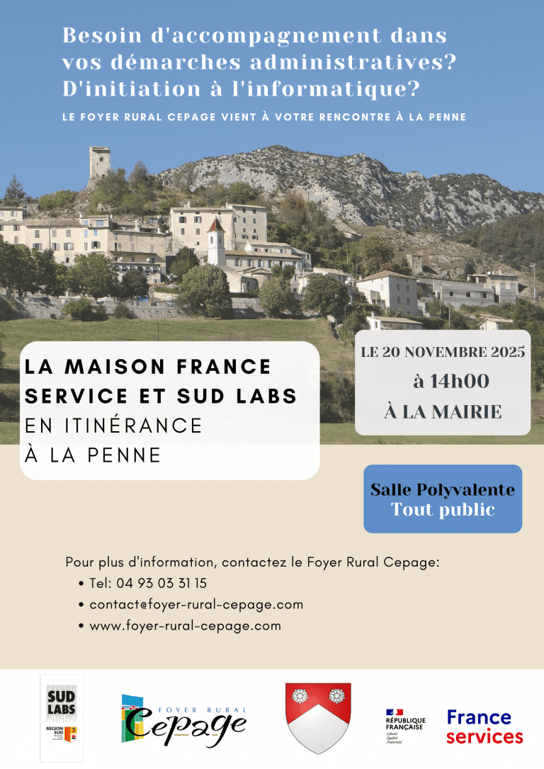 Permanence de La Penne le 20 novembre