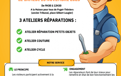 Repair Café samedi 15 novembre