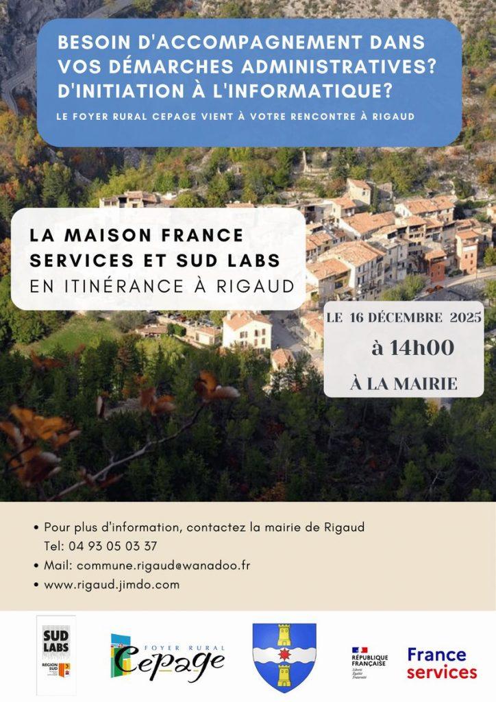 Permanence de Rigaud le 16 décembre