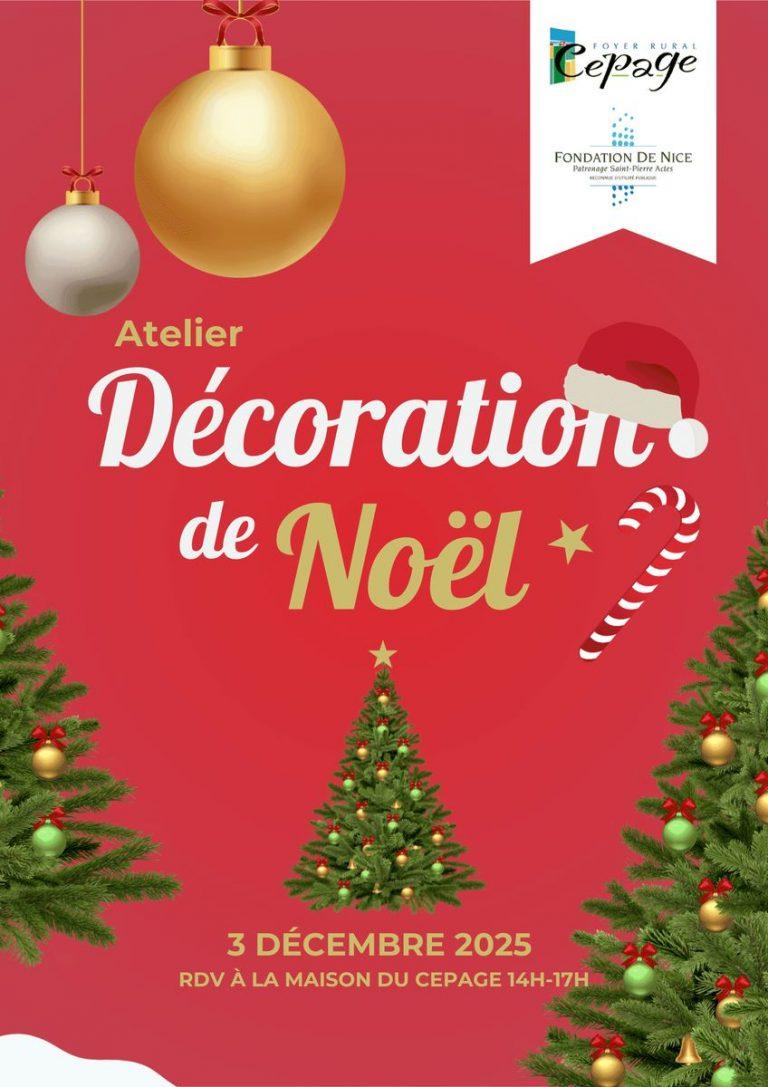 Décoration de Noël le 3 décembre