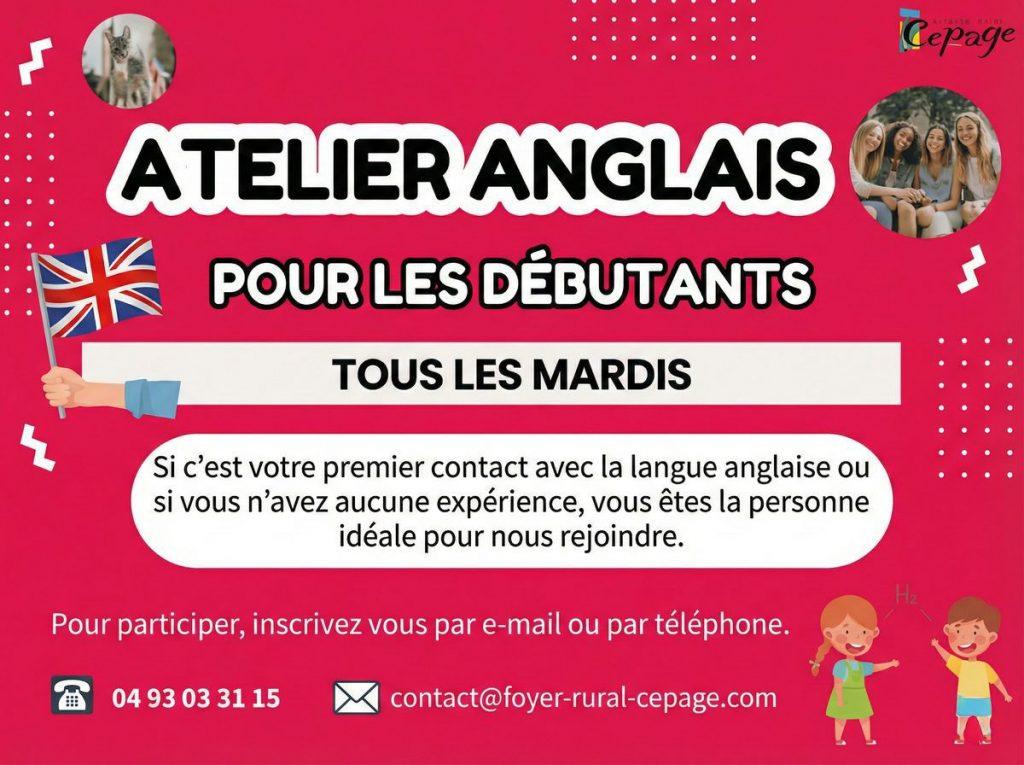 Atelier Anglais (grands débutants)