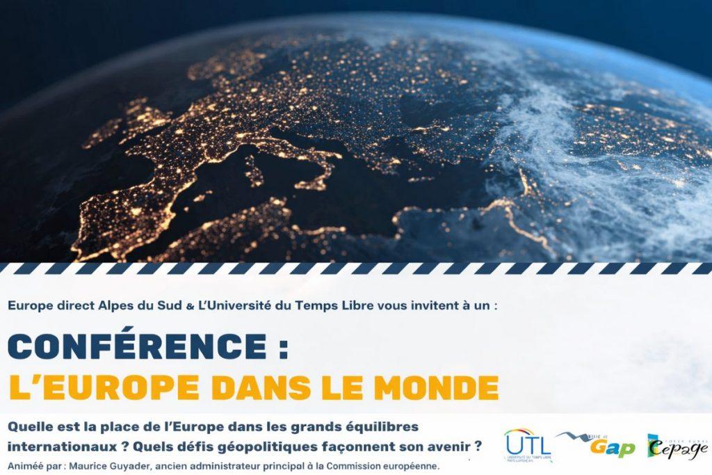 Conférence : L’Europe dans le monde (Gap)