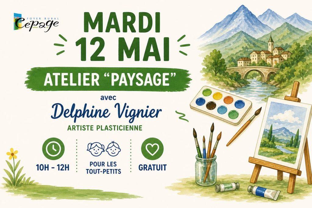 Atelier créatif “Paysage” avec Delphine Vignier