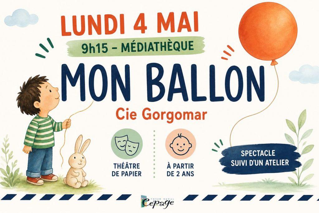 Spectacle Mon Ballon – Compagnie Gorgomar