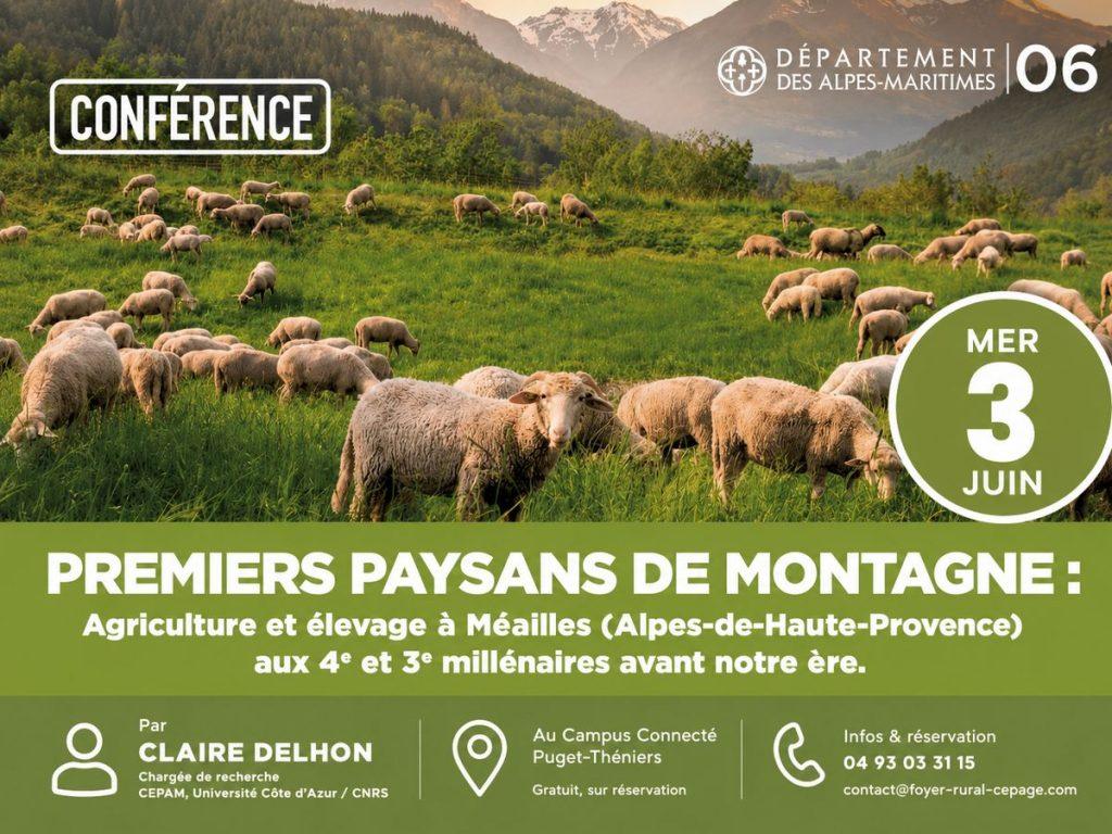 Conférence : Aux origines des premiers paysans de montagne