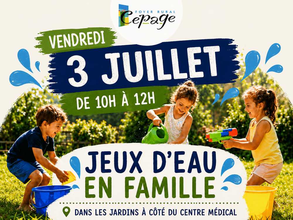 Jeux d&rsquo;eau en famille, pique-nique et rencontre avec Romain Fazi