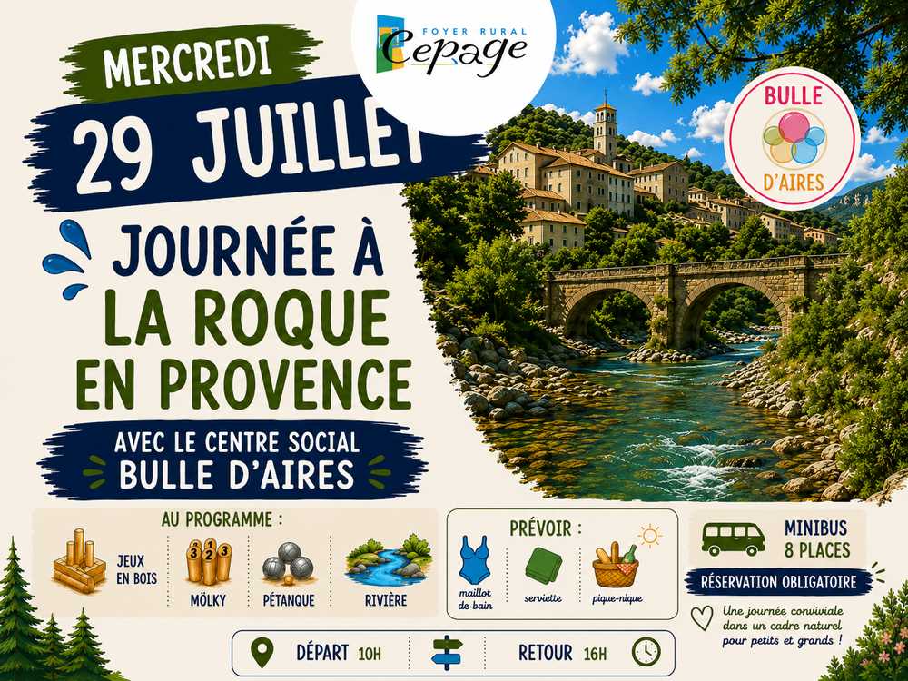 Journée à la Roque-en-Provence