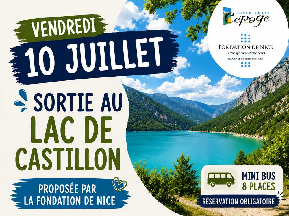 Sortie au lac de Castillon