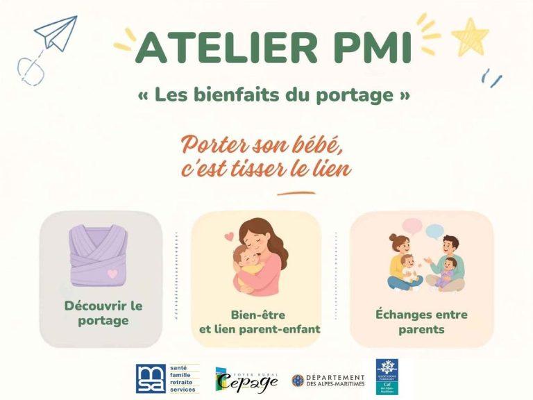 Atelier PMI : les bienfaits du portage